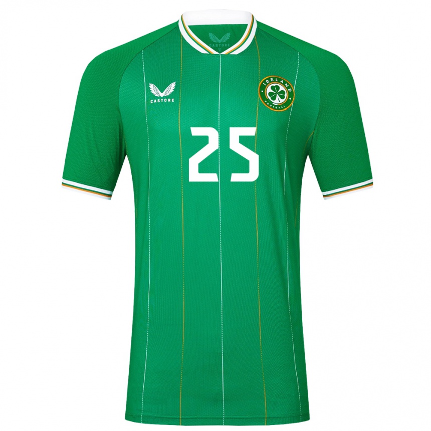 Kids Football Ireland Megan Walsh #25 Green Home Jersey 24-26 T-Shirt