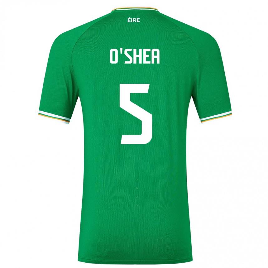 Kids Football Ireland Dara O'shea #5 Green Home Jersey 24-26 T-Shirt