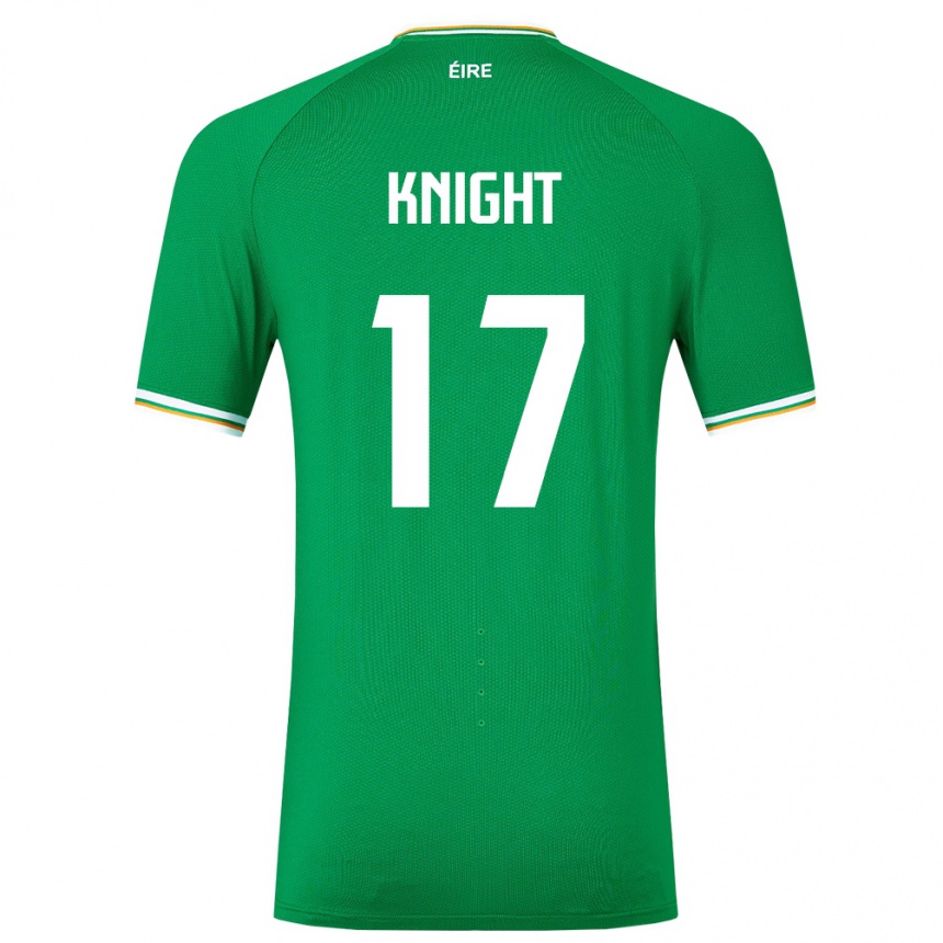 Kids Football Ireland Jason Knight #17 Green Home Jersey 24-26 T-Shirt