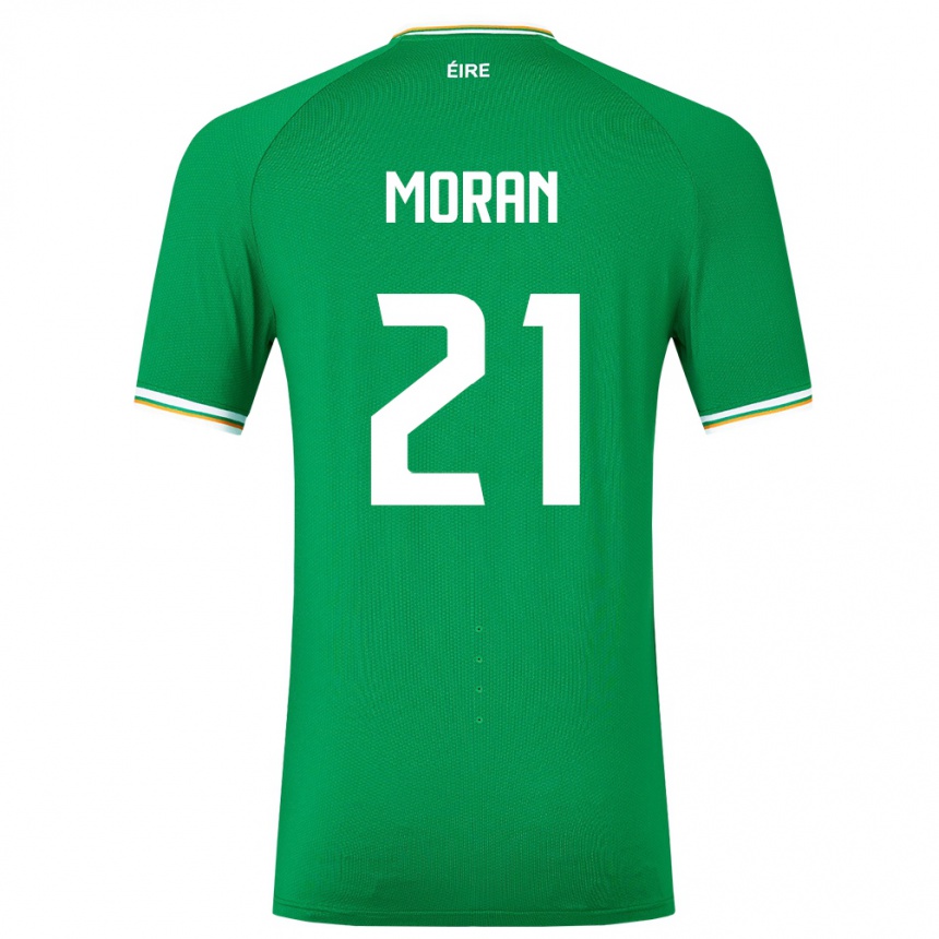 Kids Football Ireland Andy Moran #21 Green Home Jersey 24-26 T-Shirt