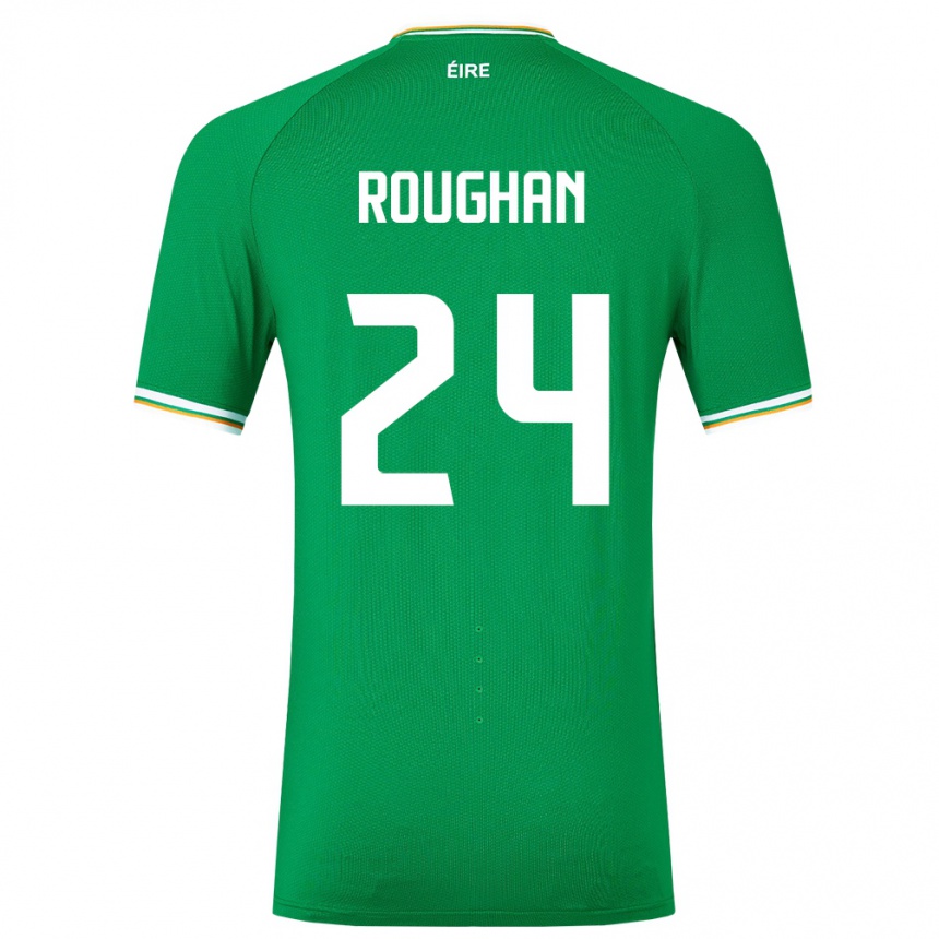 Kids Football Ireland Sean Roughan #24 Green Home Jersey 24-26 T-Shirt