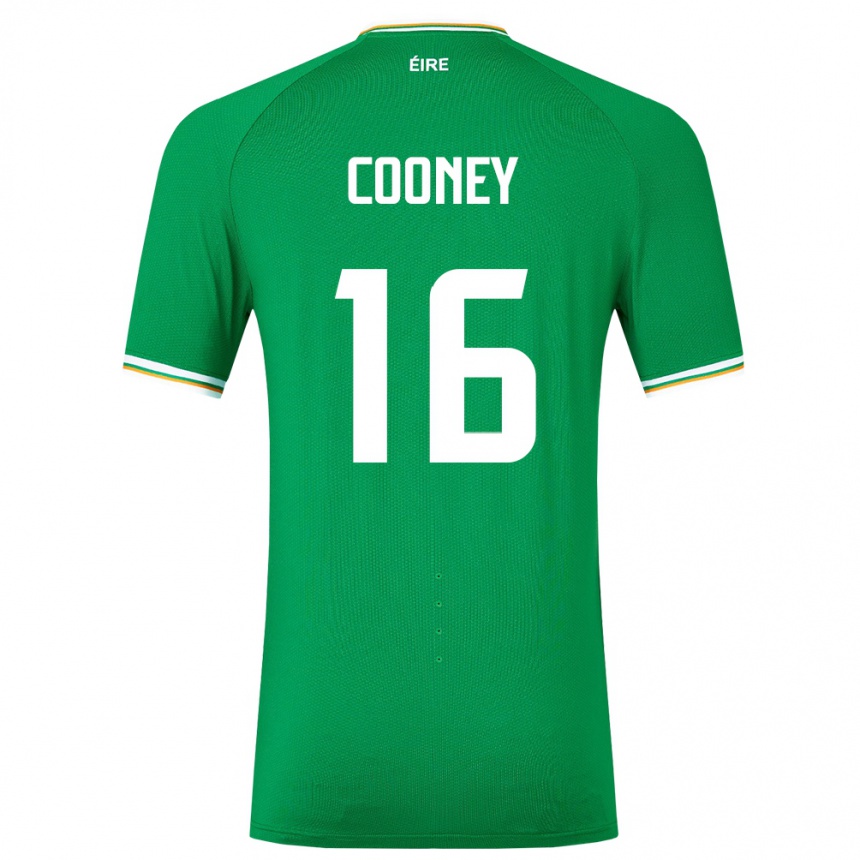 Kids Football Ireland Oisin Cooney #16 Green Home Jersey 24-26 T-Shirt