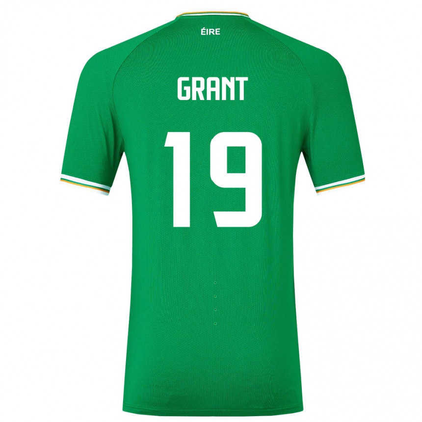 Kids Football Ireland Ciara Grant #19 Green Home Jersey 24-26 T-Shirt