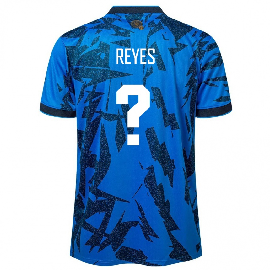 Kids Football El Salvador Jefferson Reyes #0 Blue Home Jersey 24-26 T-Shirt