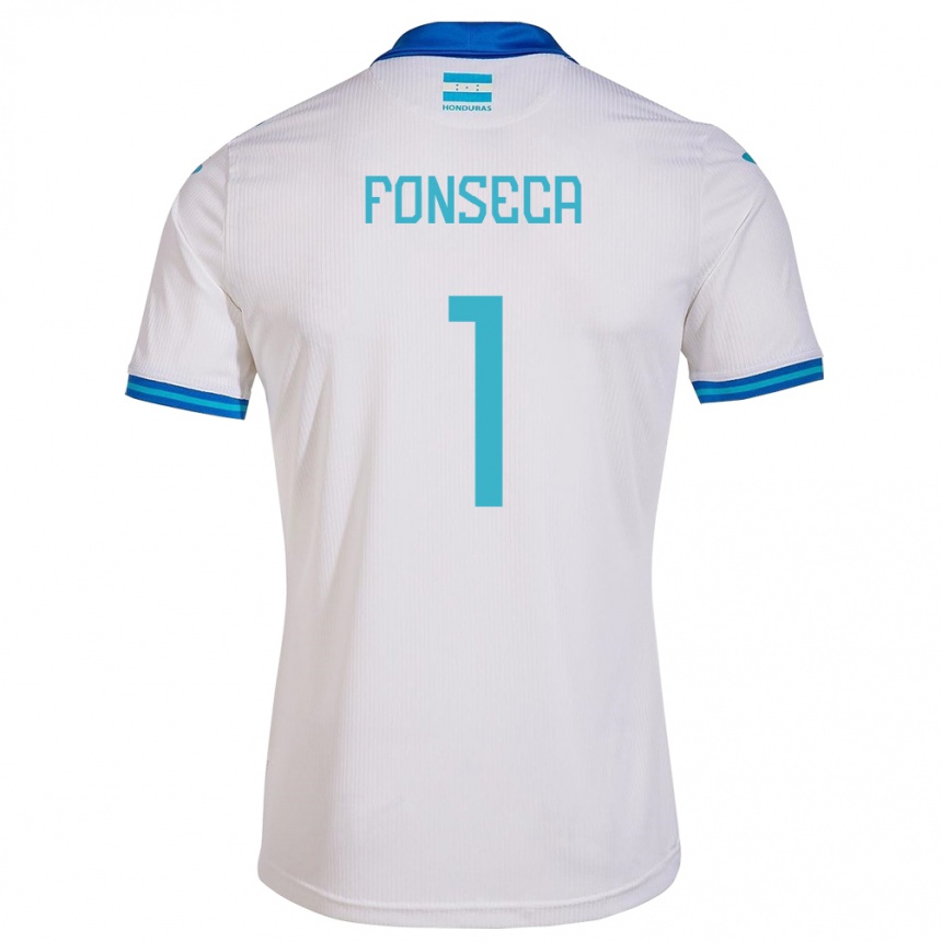 Kids Football Honduras Harold Fonseca #1 White Home Jersey 24-26 T-Shirt