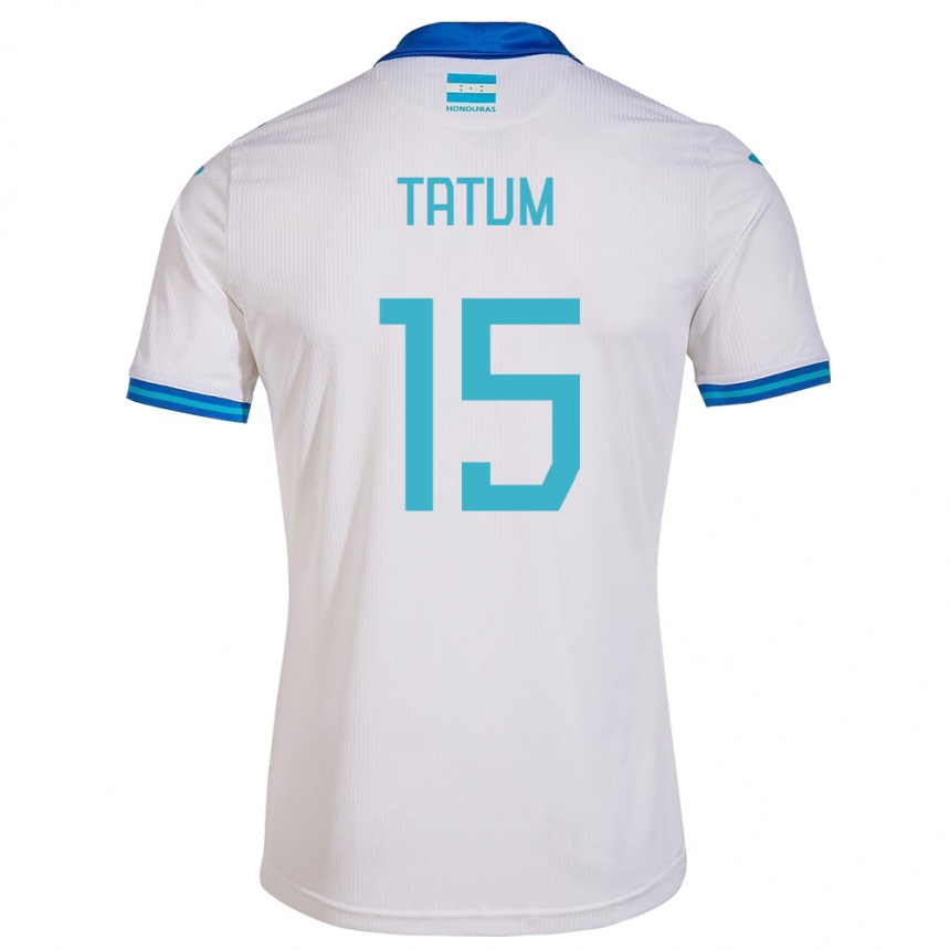 Kids Football Honduras Anfronit Tatum #15 White Home Jersey 24-26 T-Shirt