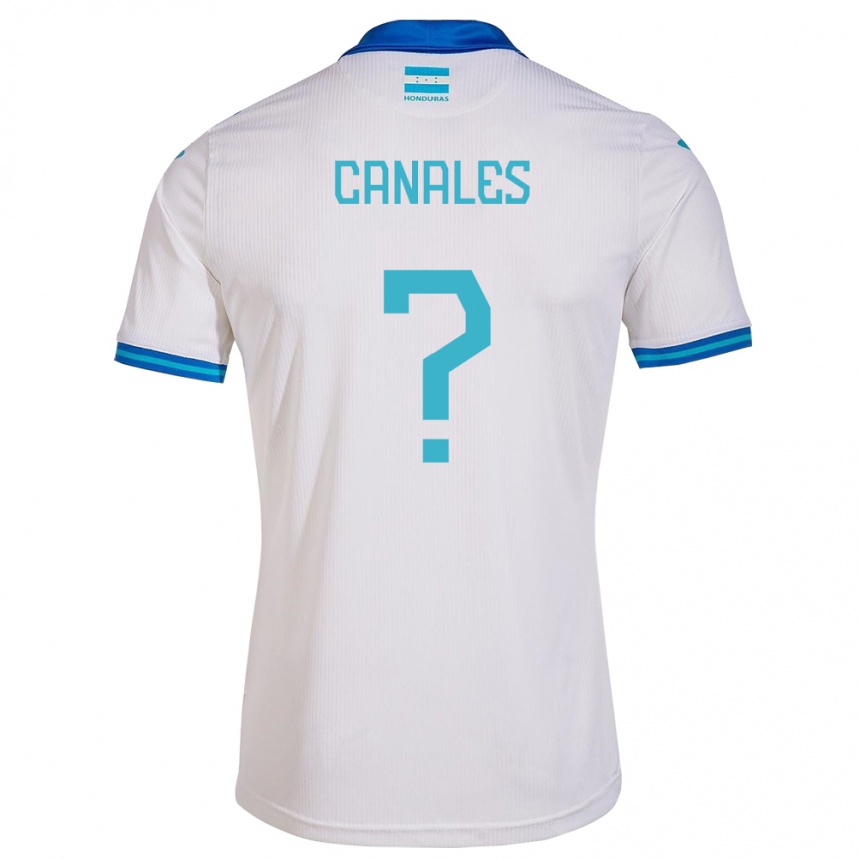 Kids Football Honduras Cristian Canales #0 White Home Jersey 24-26 T-Shirt