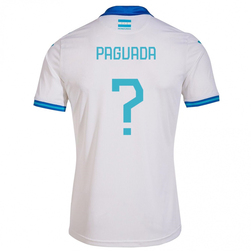 Kids Football Honduras Didier Paguada #0 White Home Jersey 24-26 T-Shirt