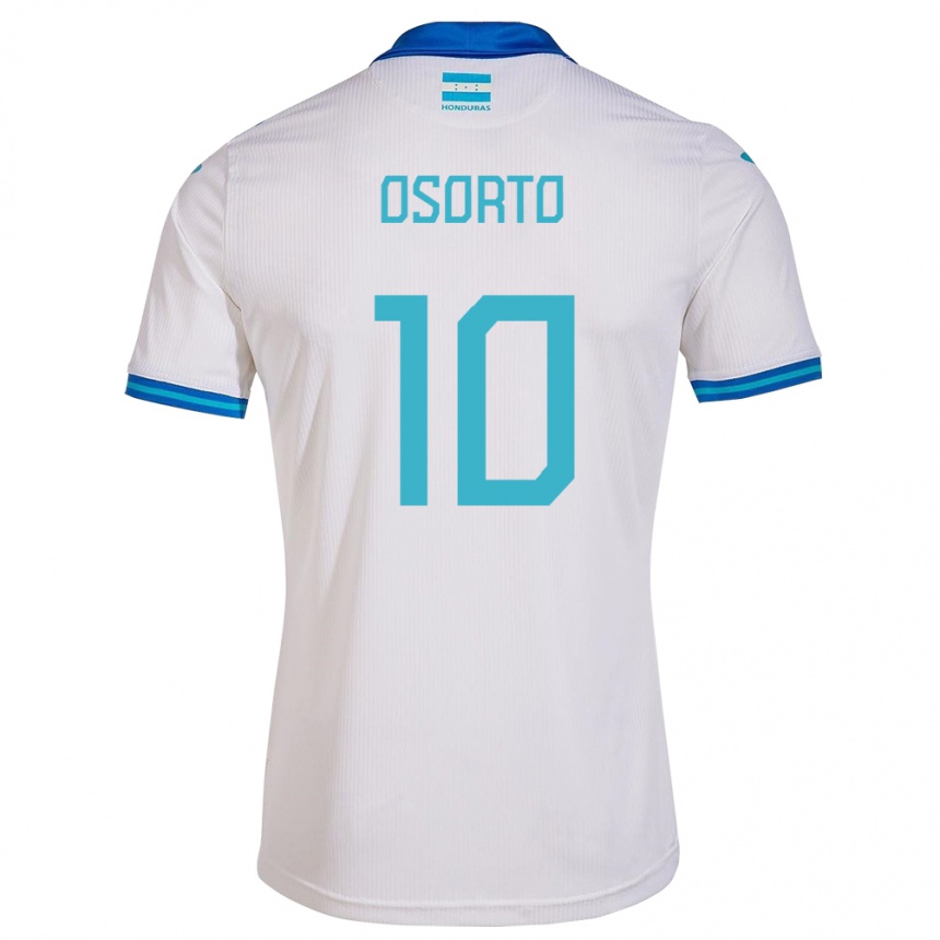 Kids Football Honduras Roberto Osorto #10 White Home Jersey 24-26 T-Shirt