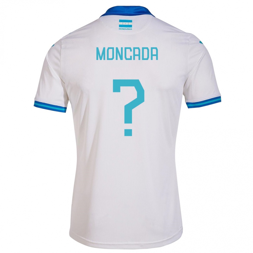 Kids Football Honduras Linda Moncada #0 White Home Jersey 24-26 T-Shirt