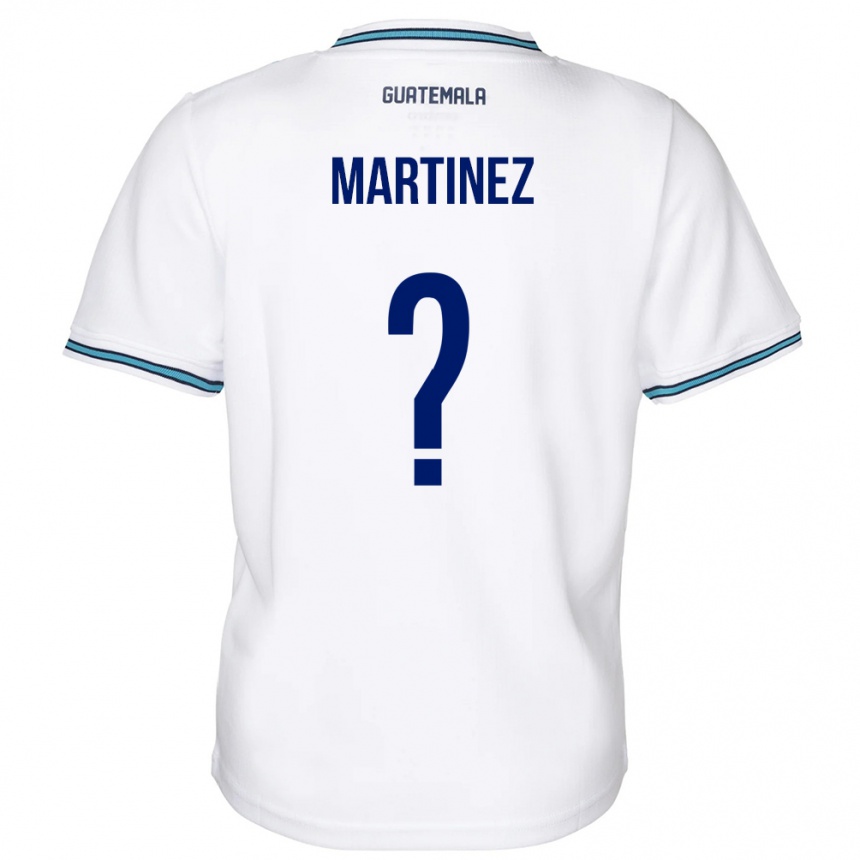 Kids Football Guatemala José Carlos Martinez #0 White Home Jersey 24-26 T-Shirt