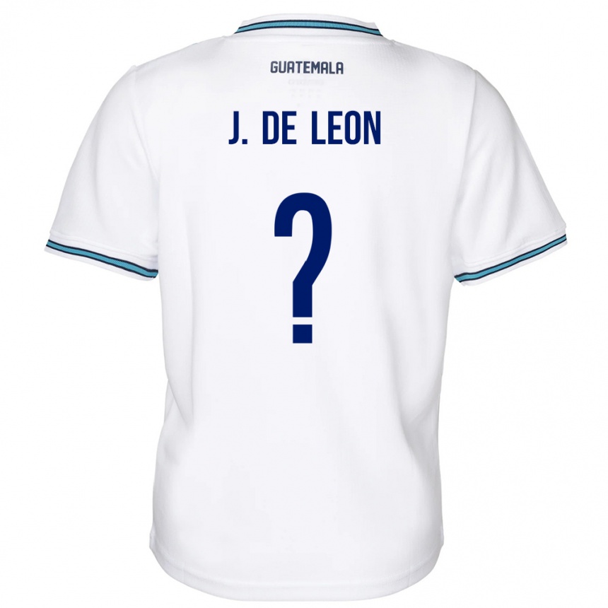 Kids Football Guatemala Jose De Leon #0 White Home Jersey 24-26 T-Shirt