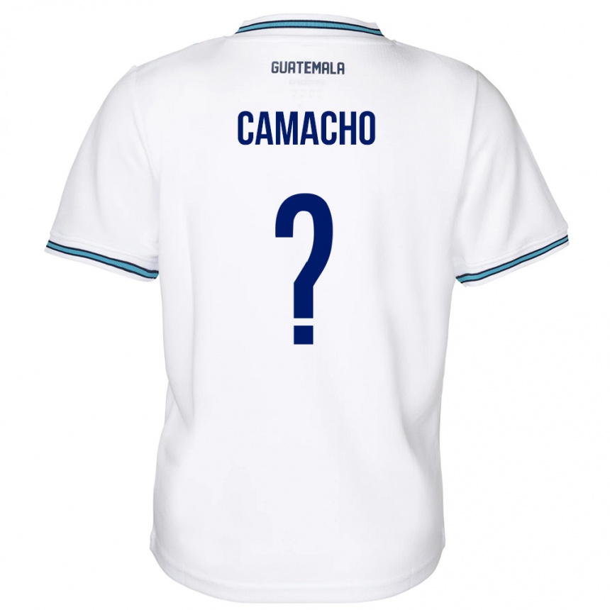 Kids Football Guatemala Samuel Camacho #0 White Home Jersey 24-26 T-Shirt