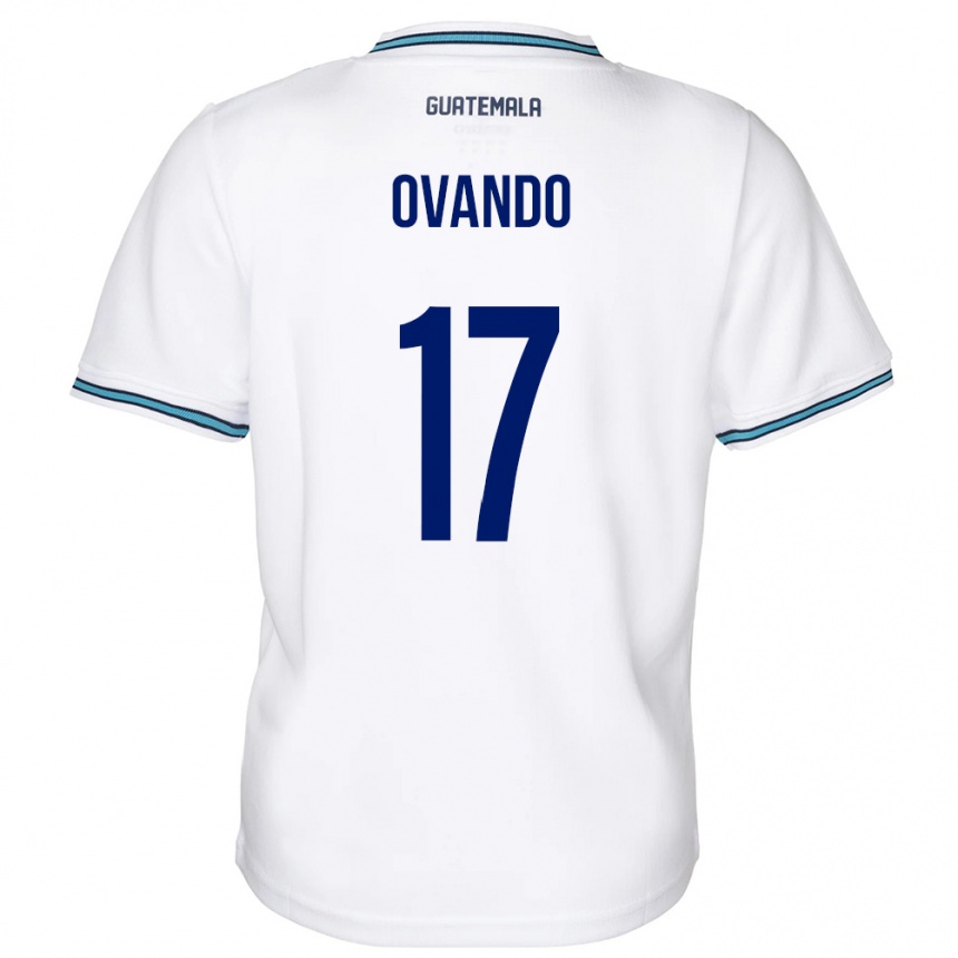Kids Football Guatemala Sandra Ovando #17 White Home Jersey 24-26 T-Shirt