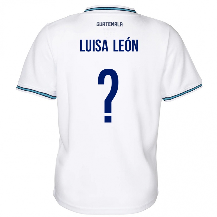 Kids Football Guatemala Luisa León #0 White Home Jersey 24-26 T-Shirt