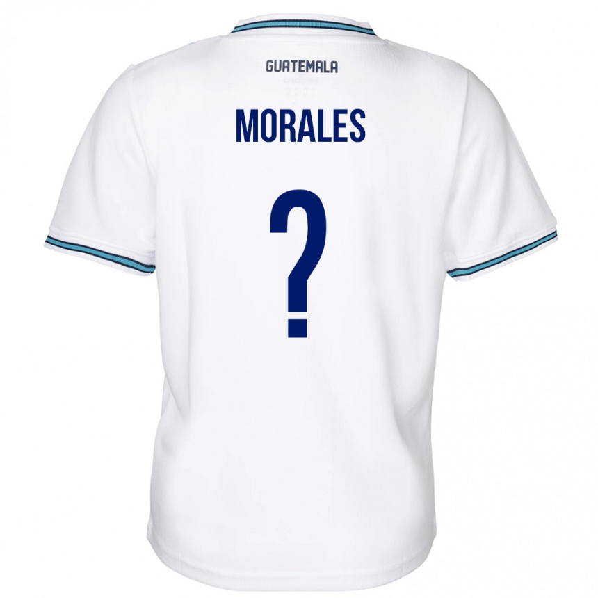 Kids Football Guatemala Karla Morales #0 White Home Jersey 24-26 T-Shirt