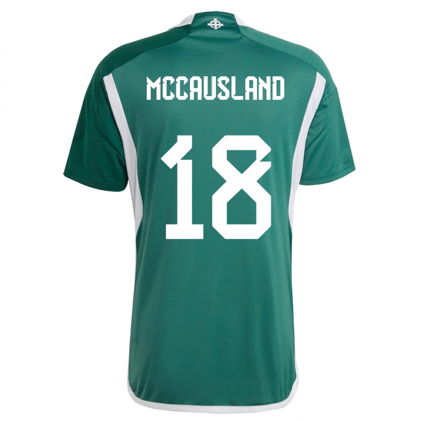 Kids Football Northern Ireland Ross Mccausland #18 Green Home Jersey 24-26 T-Shirt