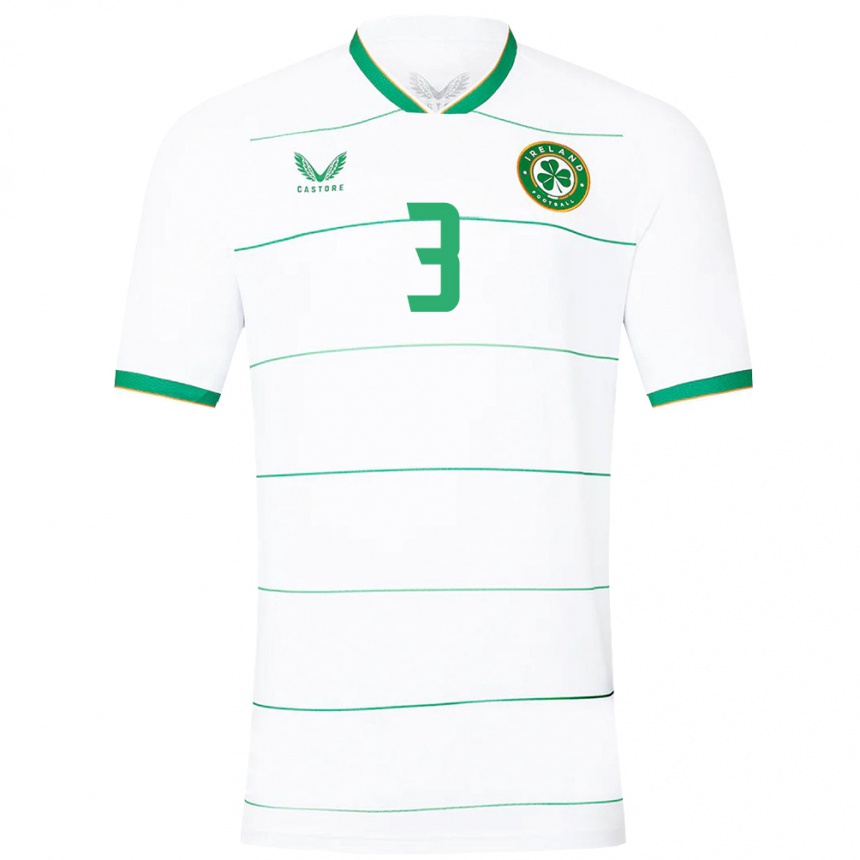 Kids Football Ireland Harry Mcglinchley #3 White Away Jersey 24-26 T-Shirt