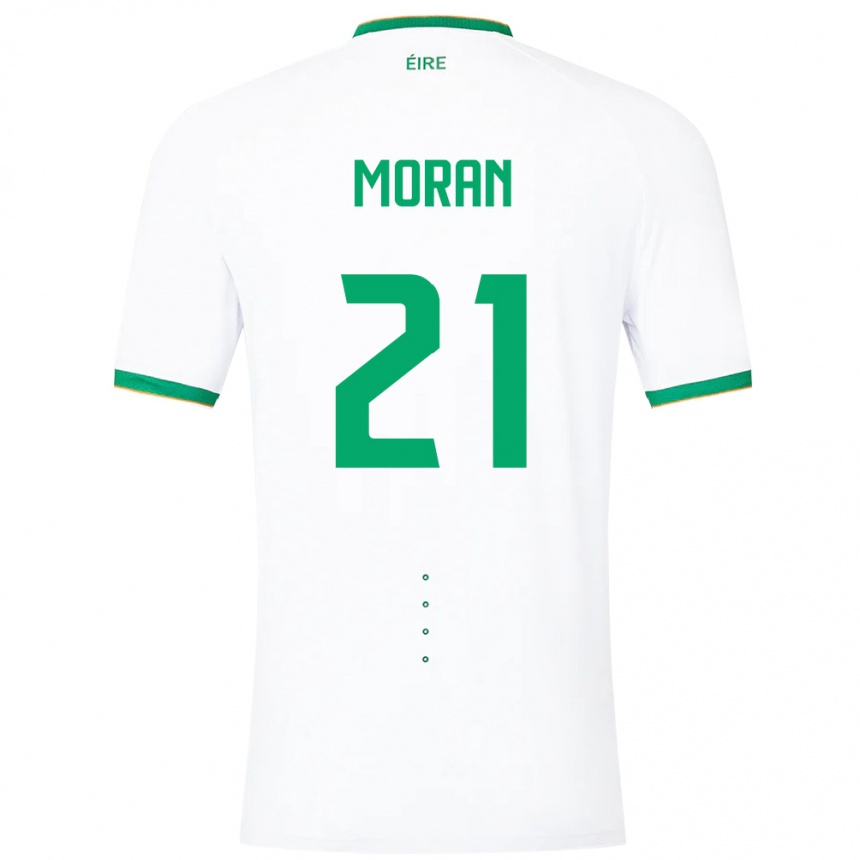 Kids Football Ireland Andy Moran #21 White Away Jersey 24-26 T-Shirt