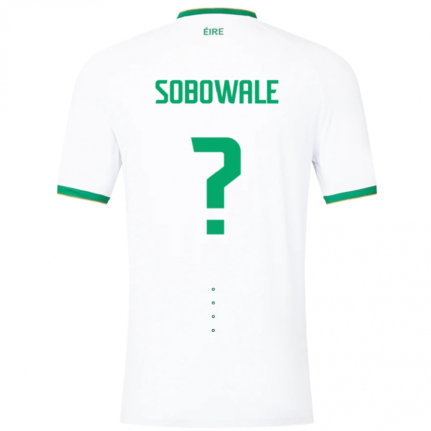 Kids Football Ireland Timi Sobowale #0 White Away Jersey 24-26 T-Shirt