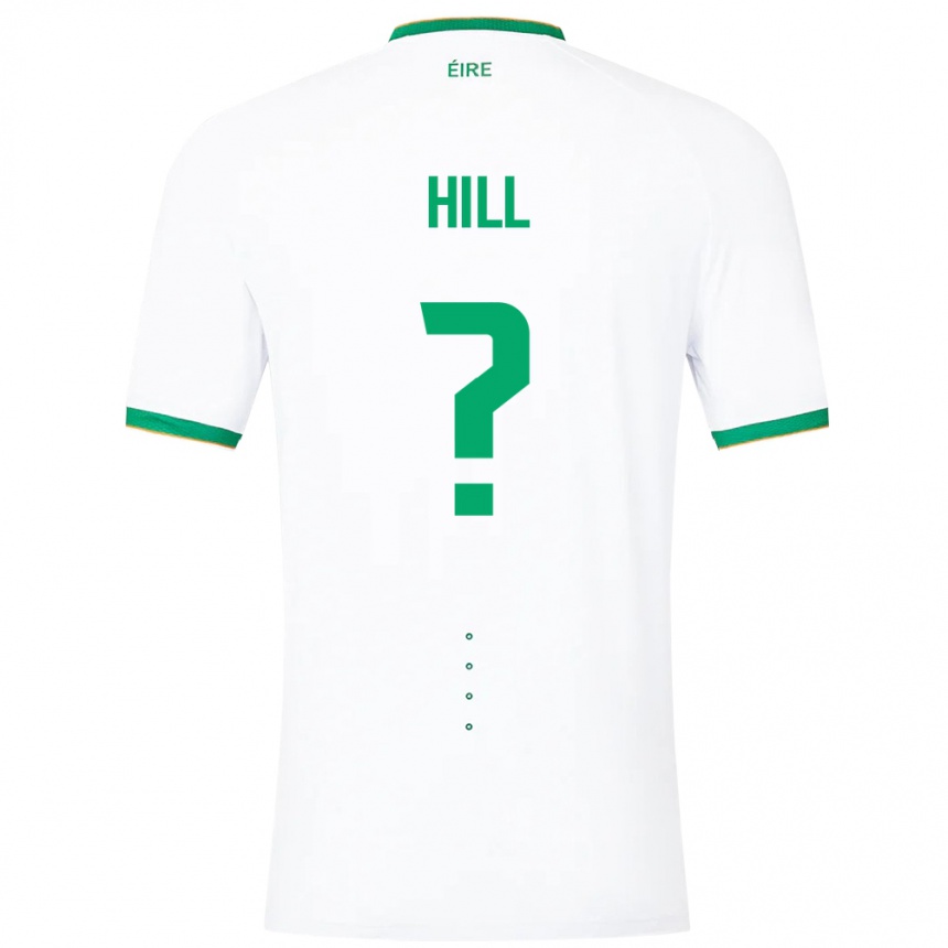 Kids Football Ireland Tom Hill #0 White Away Jersey 24-26 T-Shirt