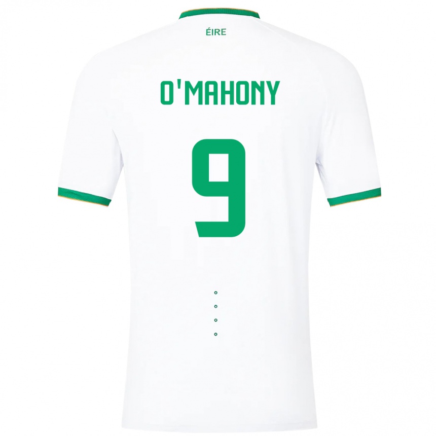 Kids Football Ireland Mark O'mahony #9 White Away Jersey 24-26 T-Shirt