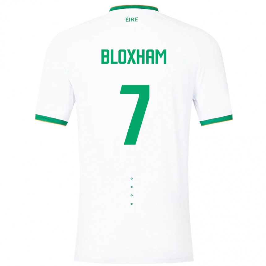 Kids Football Ireland Tom Bloxham #7 White Away Jersey 24-26 T-Shirt