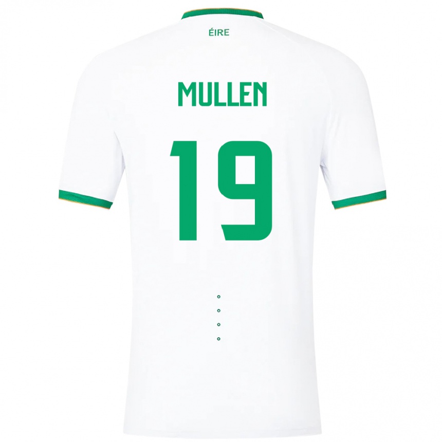 Kids Football Ireland Senan Mullen #19 White Away Jersey 24-26 T-Shirt