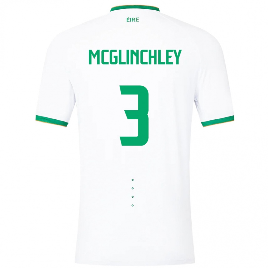 Kids Football Ireland Harry Mcglinchley #3 White Away Jersey 24-26 T-Shirt