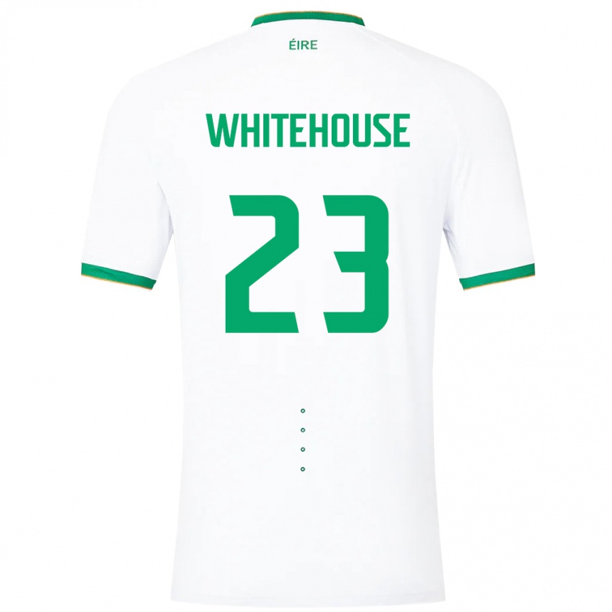 Kids Football Ireland Sophie Whitehouse #23 White Away Jersey 24-26 T-Shirt