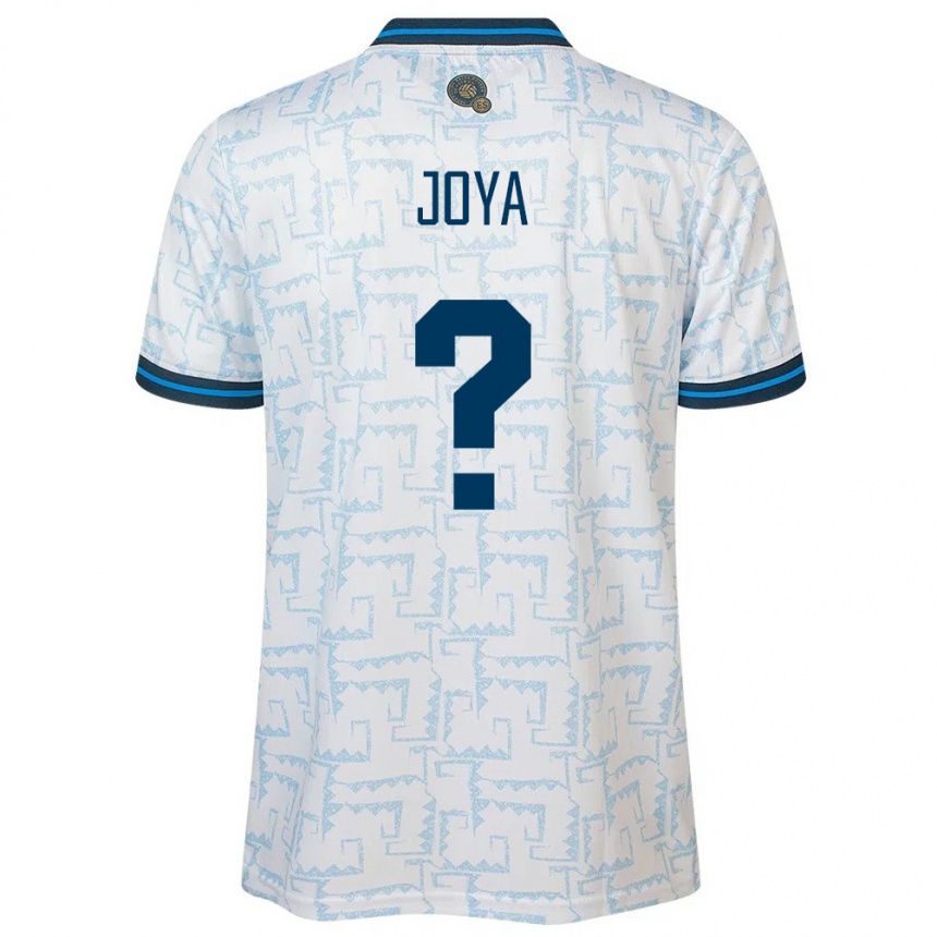 Kids Football El Salvador Marlon Joya #0 White Away Jersey 24-26 T-Shirt