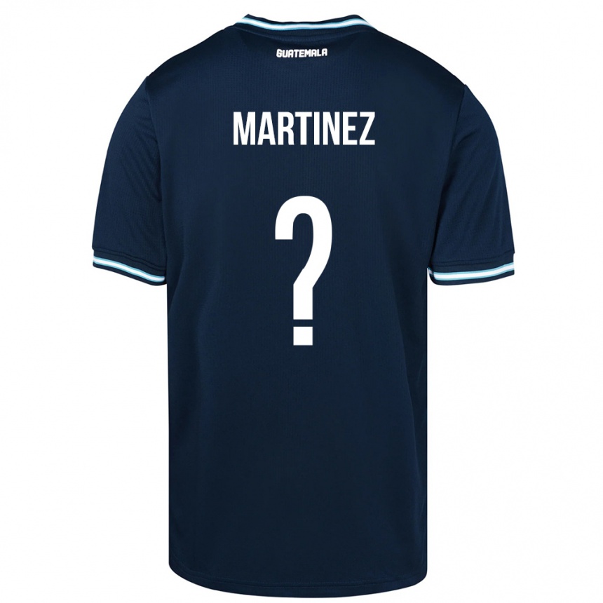 Kids Football Guatemala José Carlos Martinez #0 Blue Away Jersey 24-26 T-Shirt