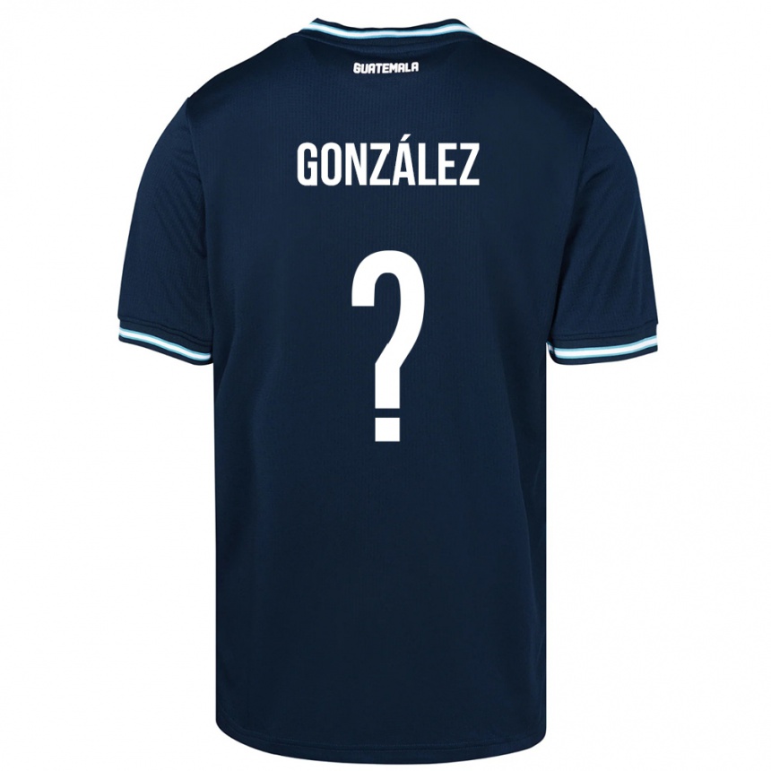 Kids Football Guatemala Erick González #0 Blue Away Jersey 24-26 T-Shirt