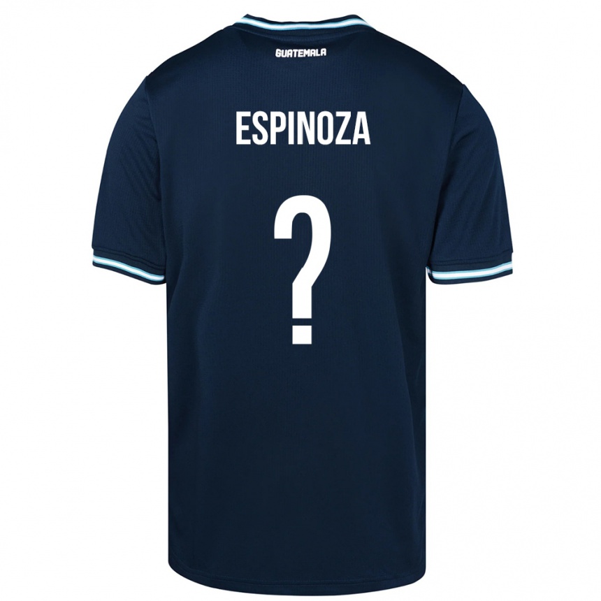 Kids Football Guatemala José Espinoza #0 Blue Away Jersey 24-26 T-Shirt