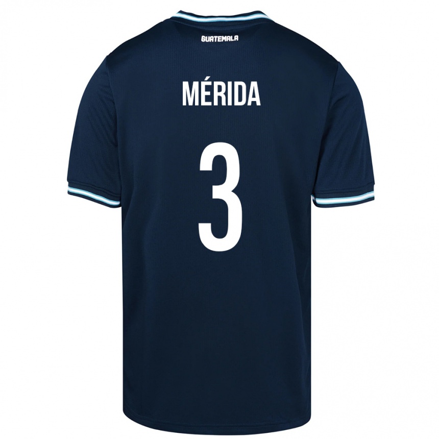 Kids Football Guatemala Daniel Mérida #3 Blue Away Jersey 24-26 T-Shirt