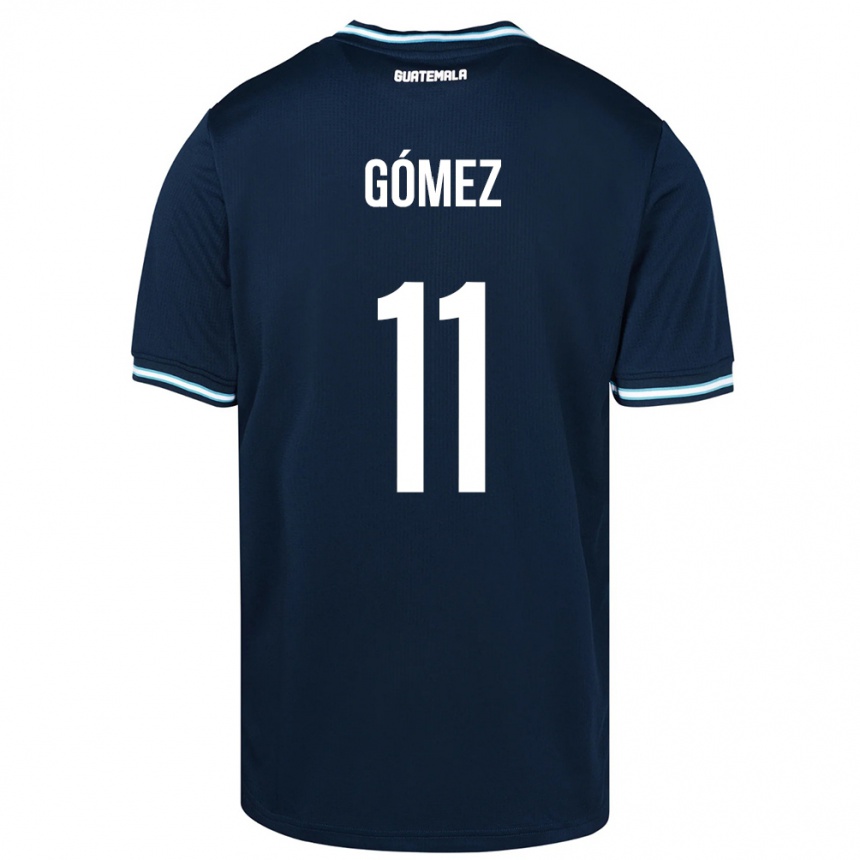 Kids Football Guatemala Savianna Gómez #11 Blue Away Jersey 24-26 T-Shirt