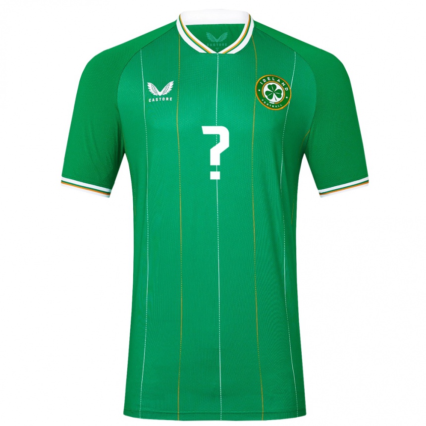 Men Football Ireland Your Name #0 Green Home Jersey 24-26 T-Shirt