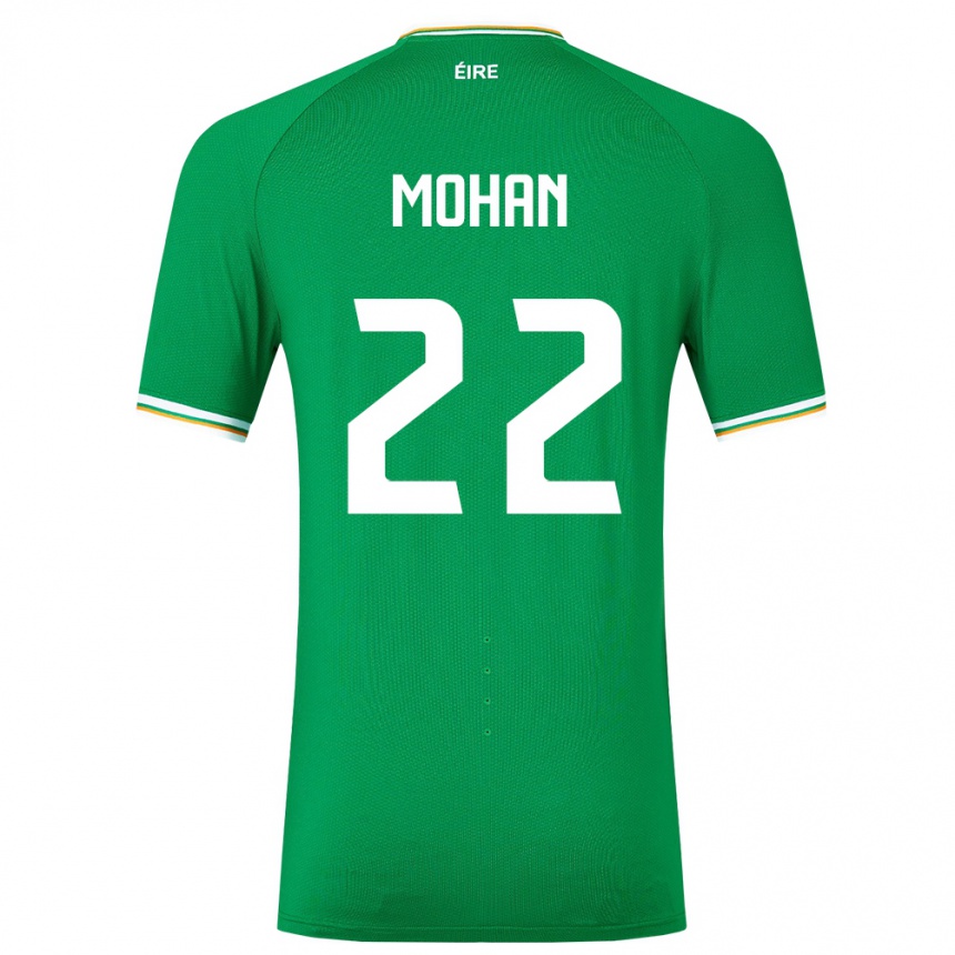 Men Football Ireland Stephen Mohan #22 Green Home Jersey 24-26 T-Shirt