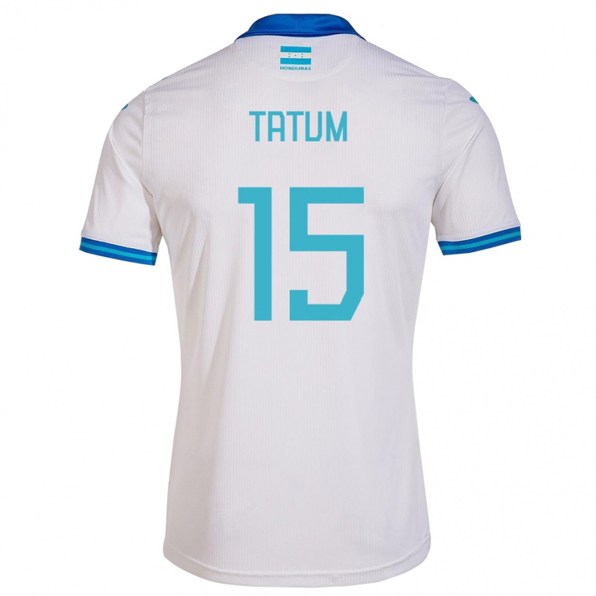 Men Football Honduras Anfronit Tatum #15 White Home Jersey 24-26 T-Shirt