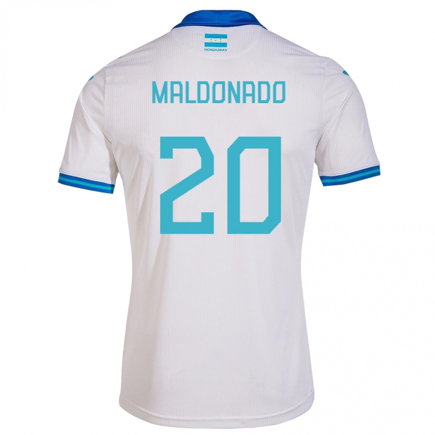 Men Football Honduras Alessandro Maldonado #20 White Home Jersey 24-26 T-Shirt