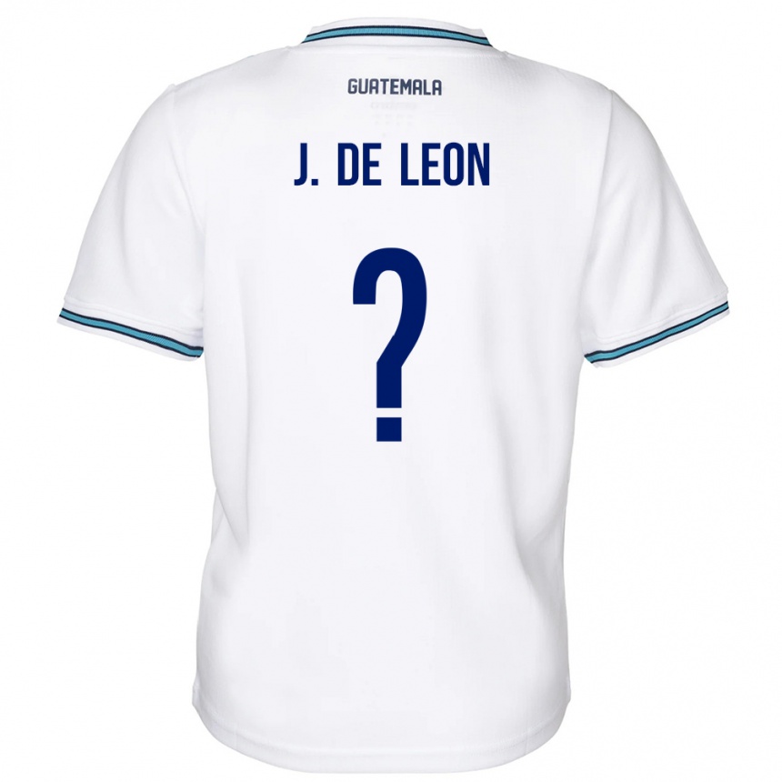 Men Football Guatemala Jose De Leon #0 White Home Jersey 24-26 T-Shirt