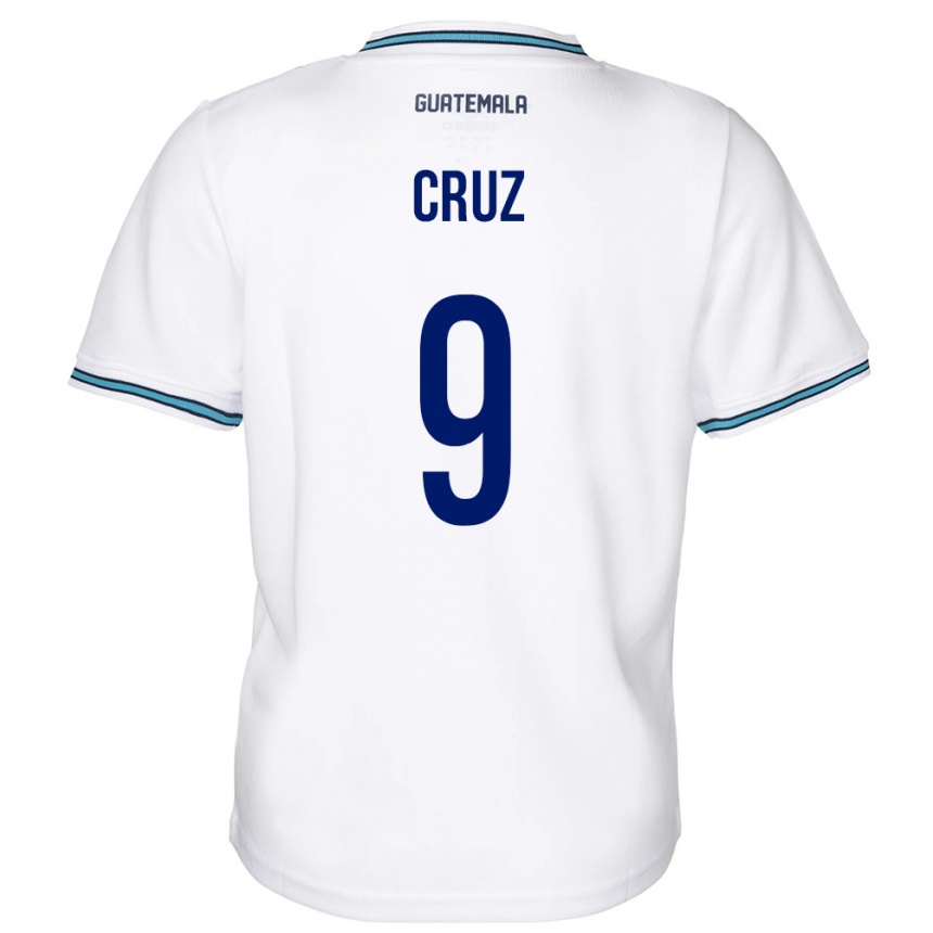 Men Football Guatemala Celsa Cruz #9 White Home Jersey 24-26 T-Shirt