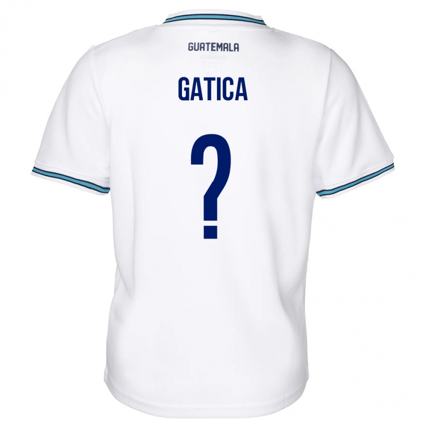 Men Football Guatemala Celeste Gatica #0 White Home Jersey 24-26 T-Shirt