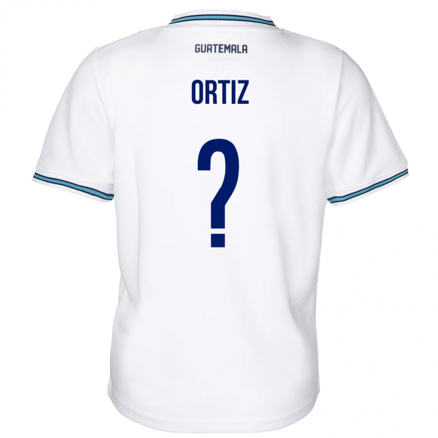 Men Football Guatemala Jenifer Ortiz #0 White Home Jersey 24-26 T-Shirt