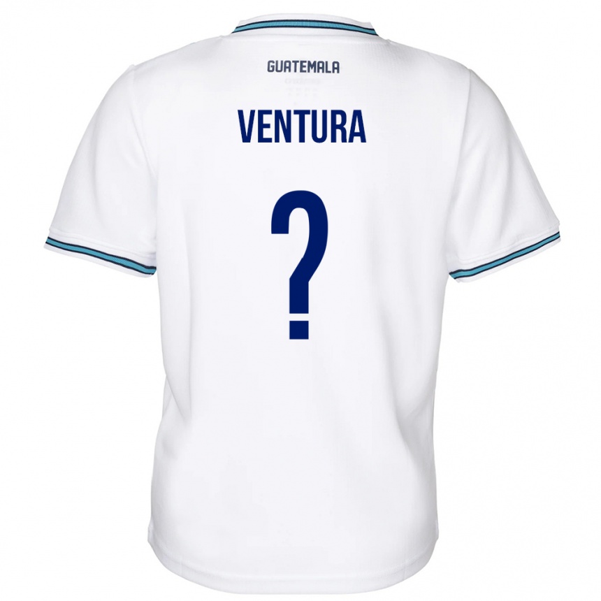 Men Football Guatemala Lesly Ventura #0 White Home Jersey 24-26 T-Shirt