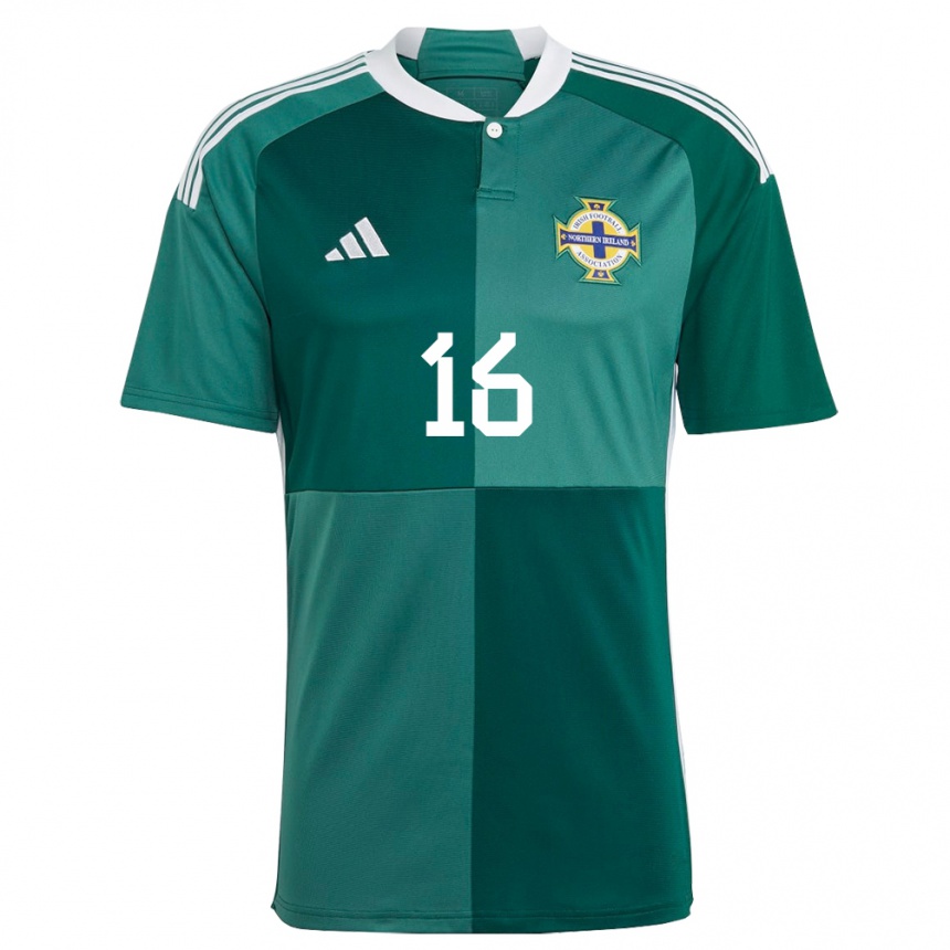 Men Football Northern Ireland Rio Oudnie-Morgan #16 Green Home Jersey 24-26 T-Shirt