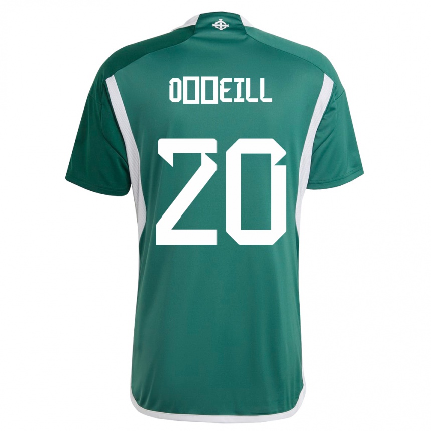 Men Football Northern Ireland Ceadach O’neill #20 Green Home Jersey 24-26 T-Shirt