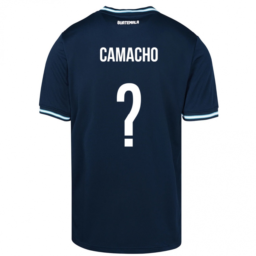 Men Football Guatemala Samuel Camacho #0 Blue Away Jersey 24-26 T-Shirt