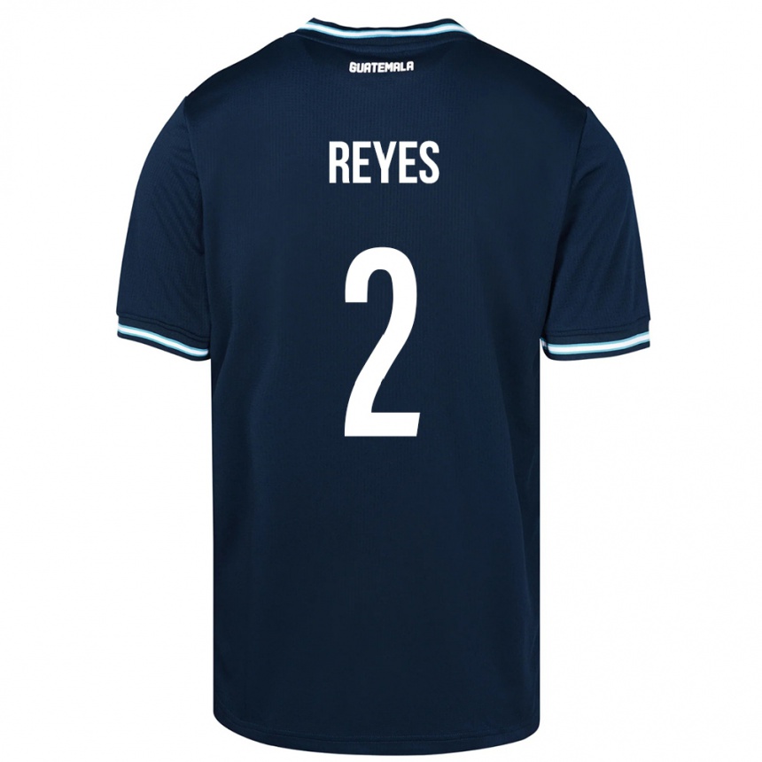 Men Football Guatemala Samantha Reyes #2 Blue Away Jersey 24-26 T-Shirt