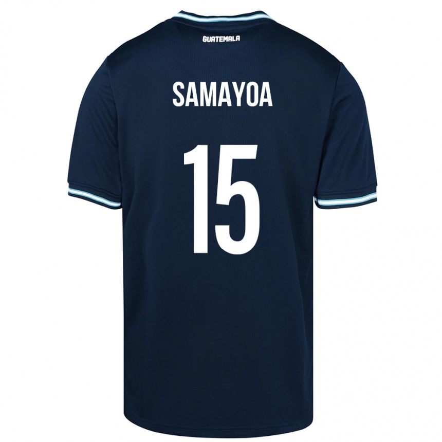 Men Football Guatemala Giselle Samayoa #15 Blue Away Jersey 24-26 T-Shirt